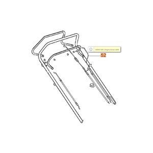 Oleo-Mac f&eacute;kbowden G53 TBX fűny&iacute;r&oacute;hoz 1183 mm